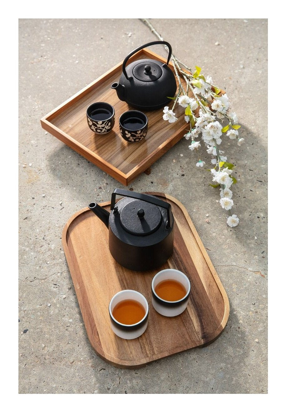 Bredemeijer Serving Tray Wazuka Acacia 400x300x62mm       174007