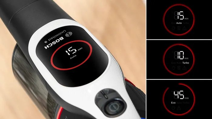 Aspiradora Bosch Bcs931wba De Pie Y Escoba Eléctrica Aspiradora Escoba Batería Secar Hepa Sin Bolsa 0,4 L Blanco 3 Ah