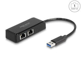 Delock 64194 Adaptador Usb Tipo-A A 2 X Lan Gigabit
