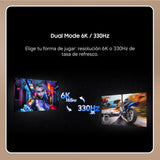 Monitor 32 Pulgadas Odyssey G80hs Ips 6144x3456 6k 16:9 2xhdmi 1xdp 2xusb 3.2 1ms 330/165hz Has+Piv Plano 2yd2d (Ls32hg802esxen)