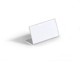 Durable Tischnamensschild Acryl 52x100mm Transp 10er Pck