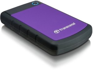 Disco Externo Hdd Transcend Storejet Ts1tsj25h3p 1000 Gb Negro, Púrpura