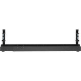 Inline® Universal Cable Guide Rail, 3 Levels 80/100/120 Cm, For Under-Table Mounting, With Screw Clamps, Black