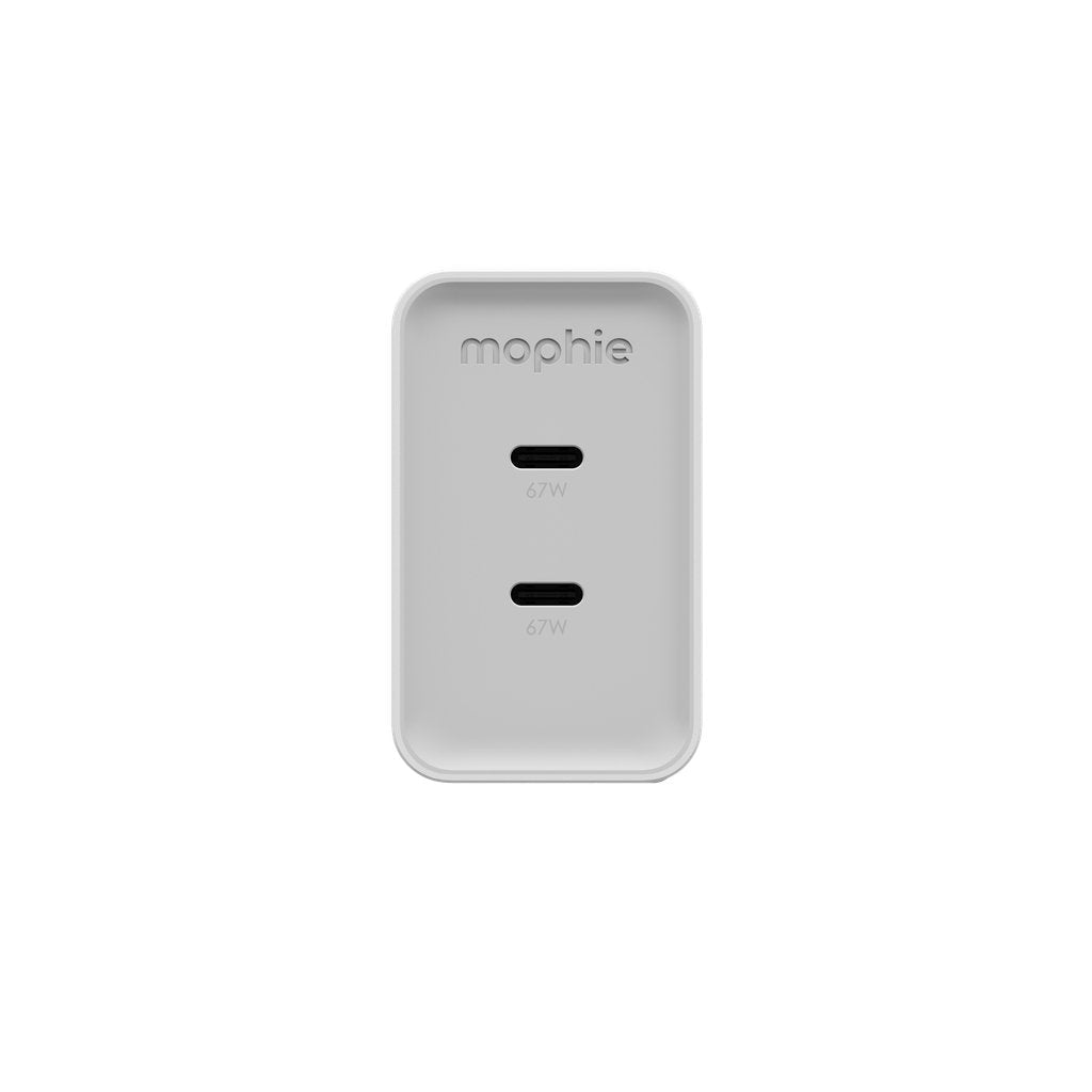 Zagg Mophie Netzteil Gan 67w 2x Usb-C 2026 Blanco