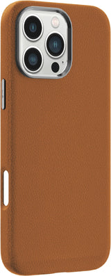 Infinite Venice Iphone 16 Pro  Brown Leather Magnetic Cover.