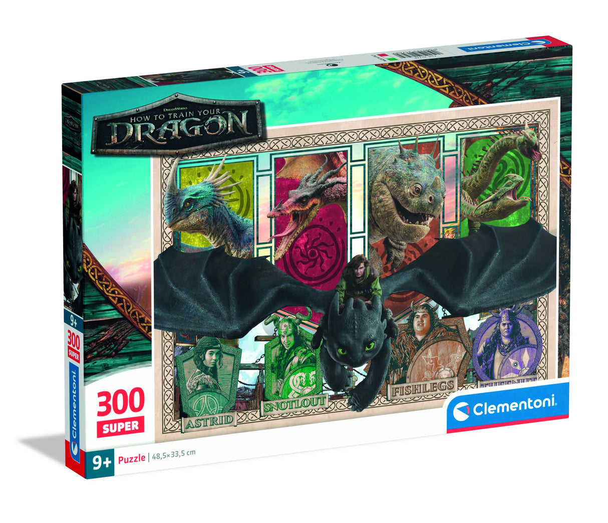 Puzzle Como Entrenar A Tu Dragon 300pzs