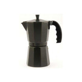 Cafetera  Orbegozo Kfn 1210  De Aluminio Negra - Capacidad Para 12 Tazas - Mango Ergonomico - Valvula De Seguridad -