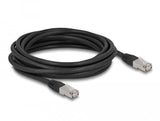 Delock Rj45 Netzwerkcable Cat.6a S Ftp Pe Outdoor 5 M Schwarz