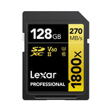Lexar Sdxc 128gb Professional 1800x Uhs-Ii U3 ( 180/270 Mb/S )