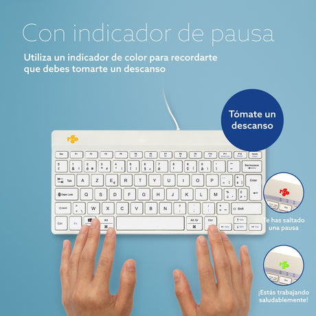 EAN 8719274491965 - R-Go Tools R-Go Compact Break teclado Oficina USB Belga imagen 9