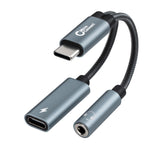 Usb-C To Usb-C Pd And Audio, - Silver 13cm - Warranty: 300m
