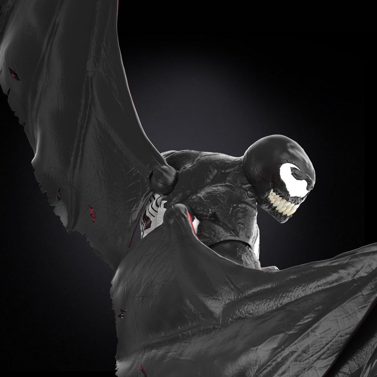 Set 2 Figuras Mavel Knull Y Venom King In Black Marvel Legends 15cm