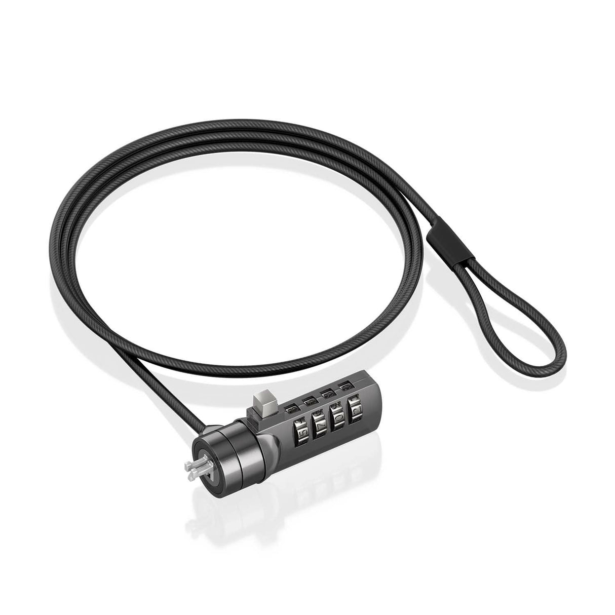 Aisens Cable De Seguridad Para Portátiles Aslk-D40n03-Bk 1.5m