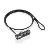 Aisens Cable De Seguridad Para Portátiles Aslk-D40n03-Bk 1.5m