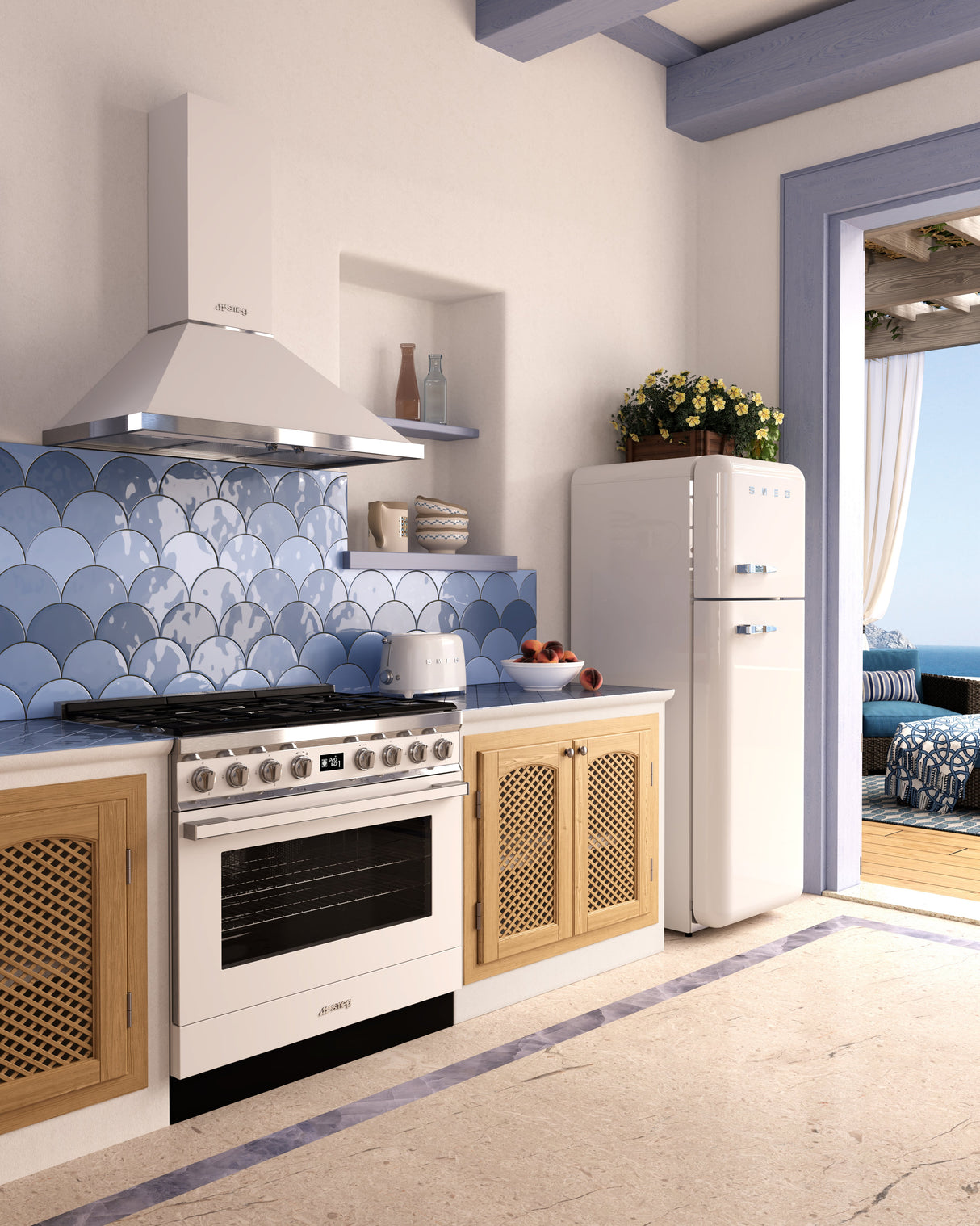 EAN 8017709231057 - Smeg TSF01WHEU tostadora 6 2 rebanada(s) 950 W Blanco imagen 9