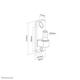 Neomounts By Newstar Adaptador De Pared Para  Ds70/Ds75-450bl1/2