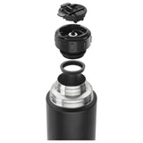 Jarra Termo  Zwilling Thermo (39500-514-0)  Con Taza 1 Litro Acero Inoxidable Negro