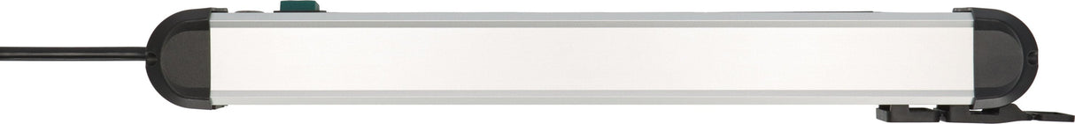 Brennenstuhl 1391030611 Base Múltiple 3 M 6 Salidas Ac Interior Negro, Plata