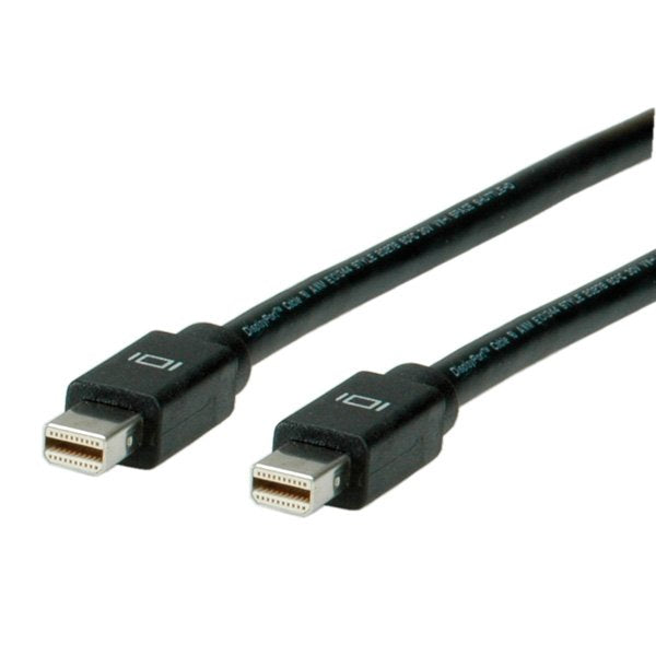 Roline Displayport Cable Mini Dp St - Mini Dp St Schwarz 2m