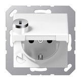 Jung As1520bfklslww Schuko Steckdose M.Klappd.Schloss 16a 250v As Alpinweiss