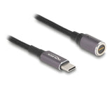 Delock 80780 Cable De Carga Para Portátil Usb Type-C Macho A Conector Magnético De 8 Pines, 1,8 M.