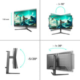EAN 8721038004298 - Philips Evnia 3000 27M2N3800A/00 pantalla para PC 68,6 cm (27") 3840 x 2160 Pixeles 4K Ultra HD LCD Negro imagen 3