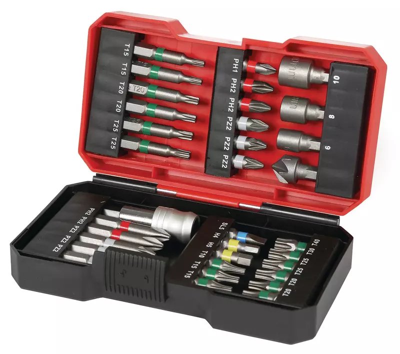 Juego De Puntas Einhell, 34 Piezas 1/4", En S-Box