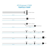 Tooq Fuente De Alimentación Atx 2.3 700w Con Pfc Activo