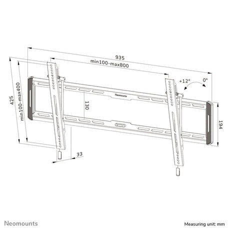 EAN 8717371448752 - Neomounts WL35-550BL18 soporte para TV 2,18 m (86") Negro imagen 20