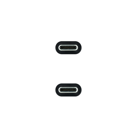 EAN 8433281012820 - Nanocable 10.01.4302-COMB cable USB USB4 Gen 2x2 USB C Verde azulado, Negro, Gris imagen 3