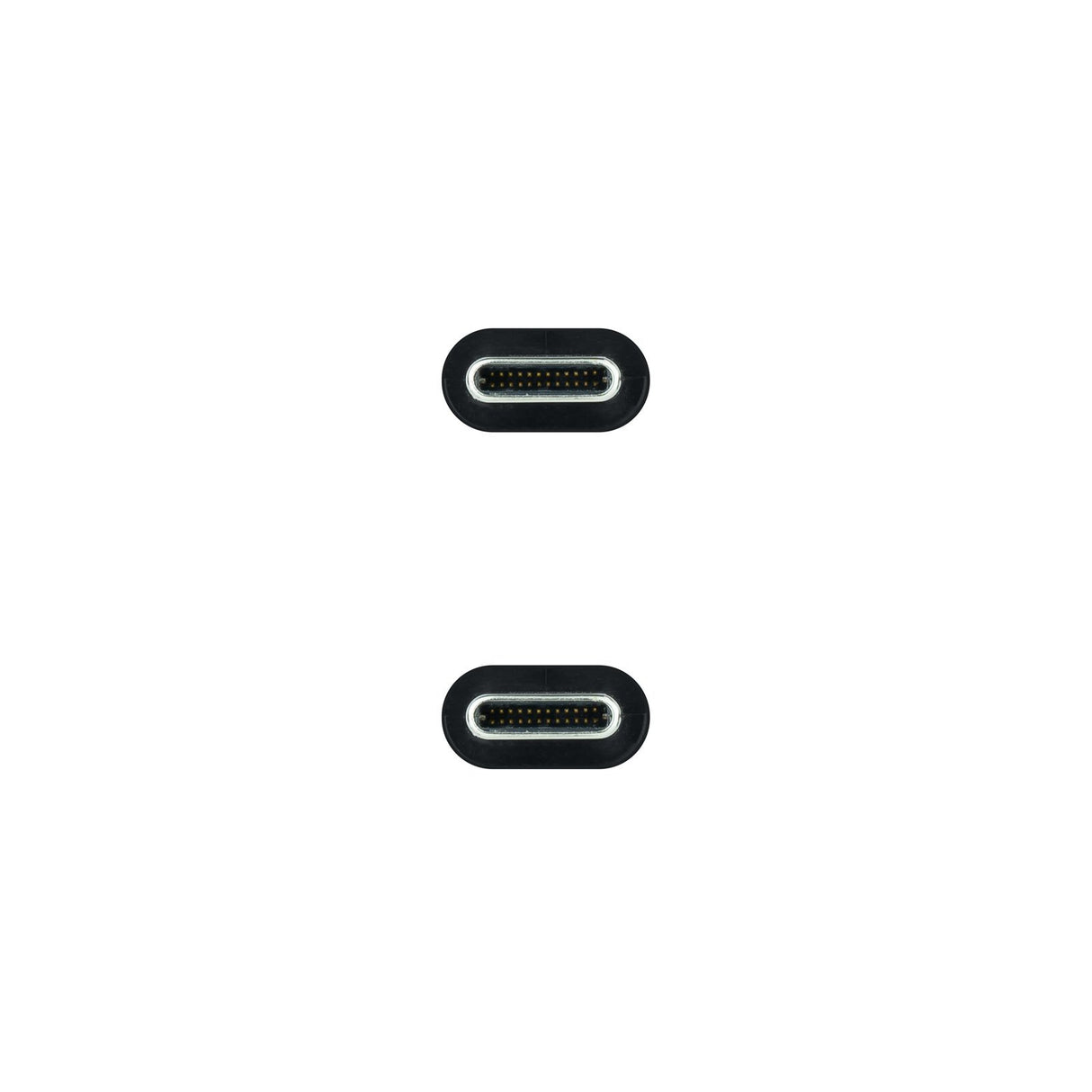 EAN 8433281012806 - Nanocable 10.01.4301-COMB cable USB USB4 Gen 2x2 USB C Verde azulado, Negro, Gris imagen 3