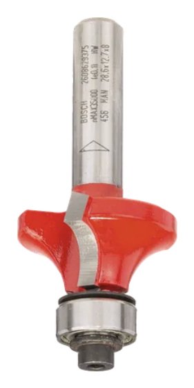 Bosch Professional Fresa Para Redondear Expert Para Madera, Radio 7,9 Mm, Eje Ø 8 Mm, Doble Filo, Rodamiento Axial De Bolas