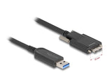 Delock 83212 Cable Óptico Activo Usb 10 Gbps-A Macho > Usb 10 Gbps Tipo Micro-B Macho Con Tornillos 7,5 M