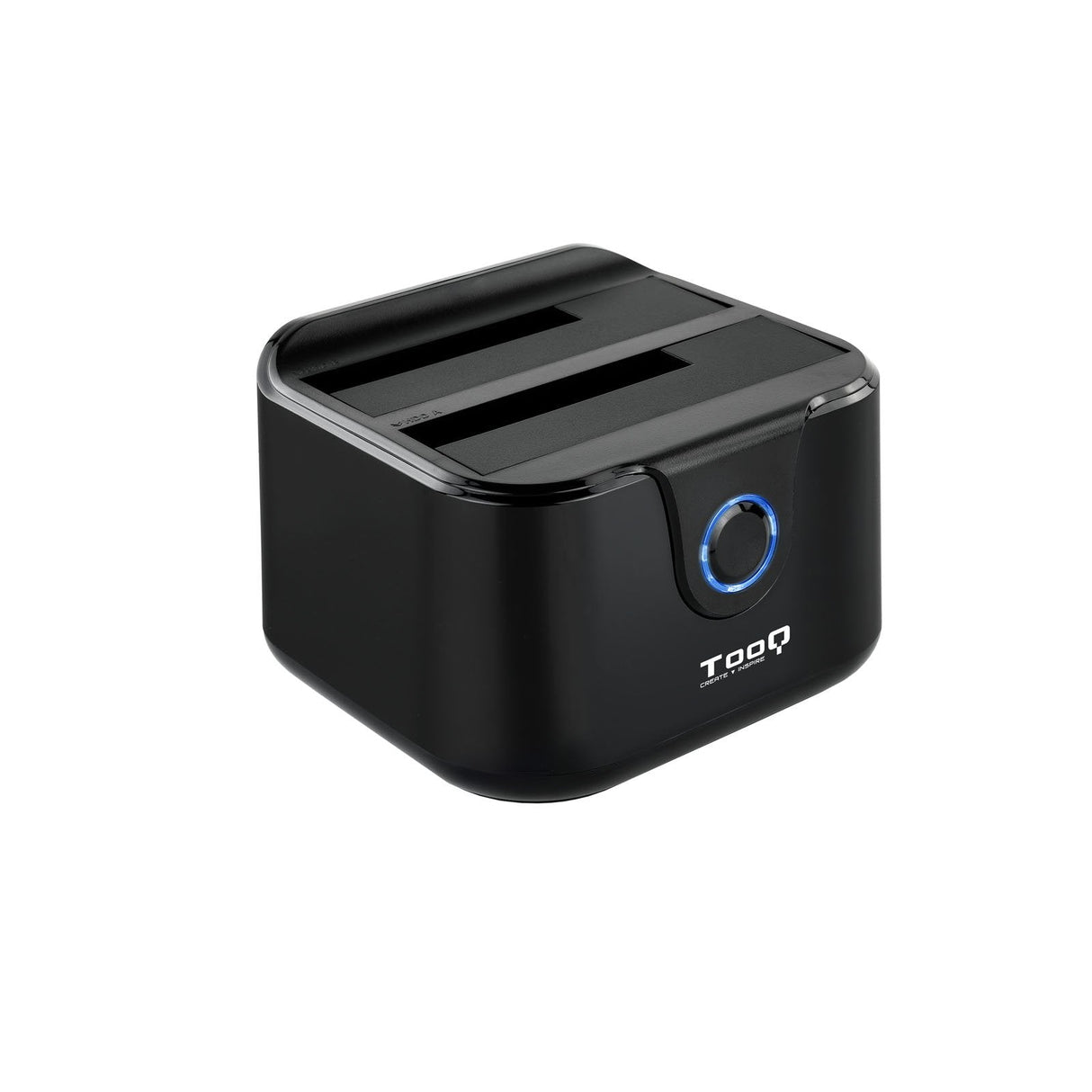 Tooq Docking Station Usb 3.0 - Hdd/Ssd 2.5", 3.5" Sata I,Ii,Iii - Boton De Clonacion - Copia De Seguridad - Negro