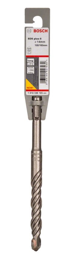Bosch Professional Para Taladro Percutor Sds-Plus-5, Ø 14 Mm, Longitud Útil 100 Mm 1618596185