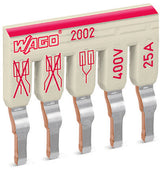 Wago 2002-475 Schachtelbrcker, 5-Fach,Isoliert, Lichtgrau