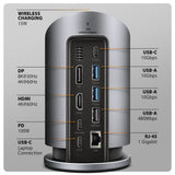 EAN 8595247908735 - Axagon HMC-WL9 base para portátil y replicador de puertos Alámbrico USB 3.2 Gen 2 (3.1 Gen 2) Type-C Gris imagen 3