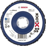 Bosch Disco De Limpieza Grueso X-Lock, Metal N377, 125 Mm, Disco Abrasivo 2608621833