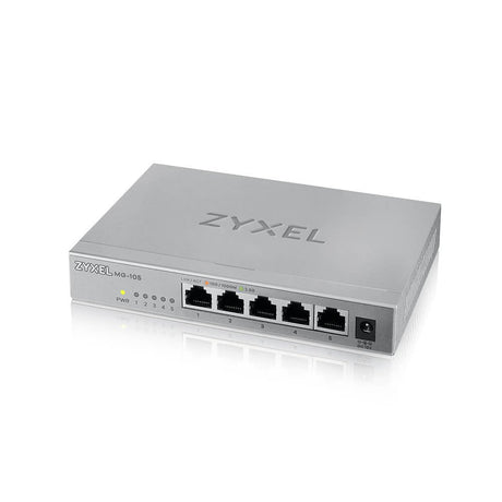 EAN 4718937620203 - Zyxel MG-105 No administrado 2.5G Ethernet (100/1000/2500) Acero imagen 3