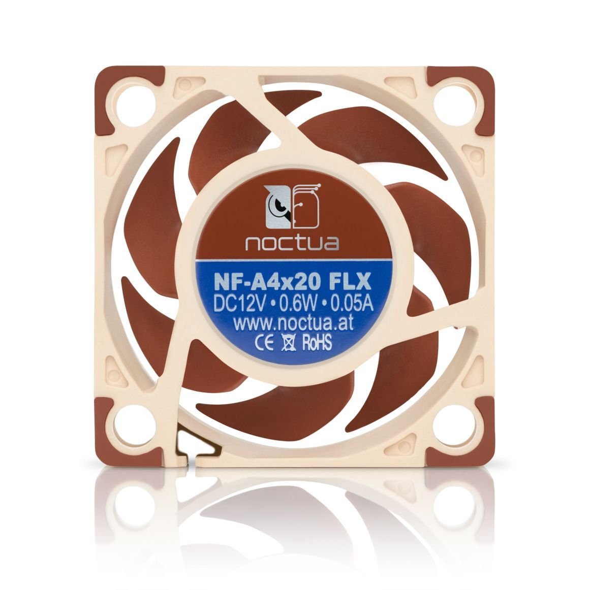 EAN 9010018100112 - Noctua NF-A4x20 FLX Carcasa del ordenador Ventilador 4 cm Beige, Marrón imagen 3