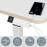 Leitz Ergo Sitz Mehtisch Höhenver. Klein M.Rollen Blanco Aufmehereminder