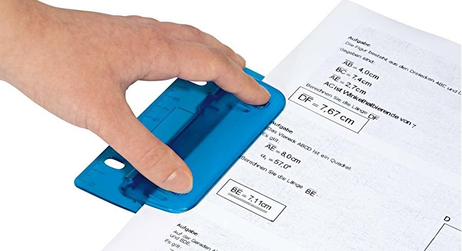 Wedo Taschenlocher Eisblau