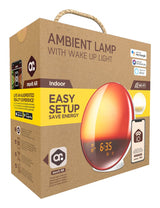 Despertador Inteligente Con Lámpara Rgb Muvit Io Miolamp005 Radio Fm Blanco