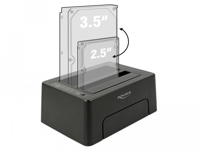 Delock Dockingstation Para 2 X Sata Hdd / Ssd Con Funcion Clon