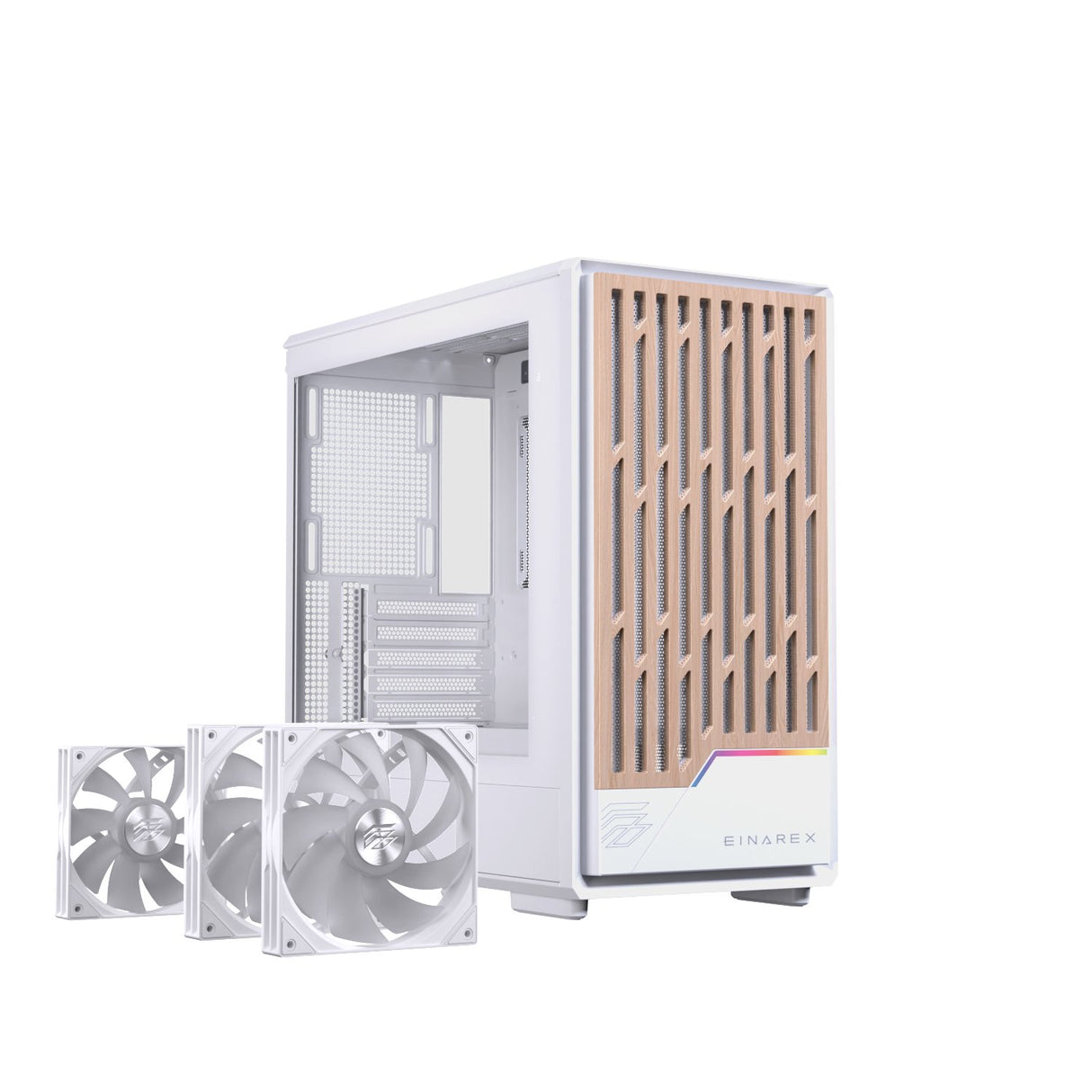 EAN 6977277361254 - Einarex EXCS-PM-400R-W carcasa de ordenador Midi Tower Blanco imagen 6