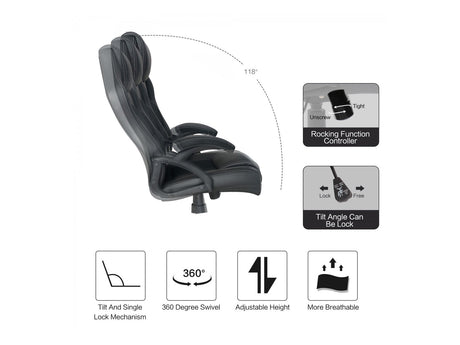 EAN 4015867228944 - Equip 651016 silla de oficina y de ordenador Asiento acolchado Respaldo acolchado imagen 8