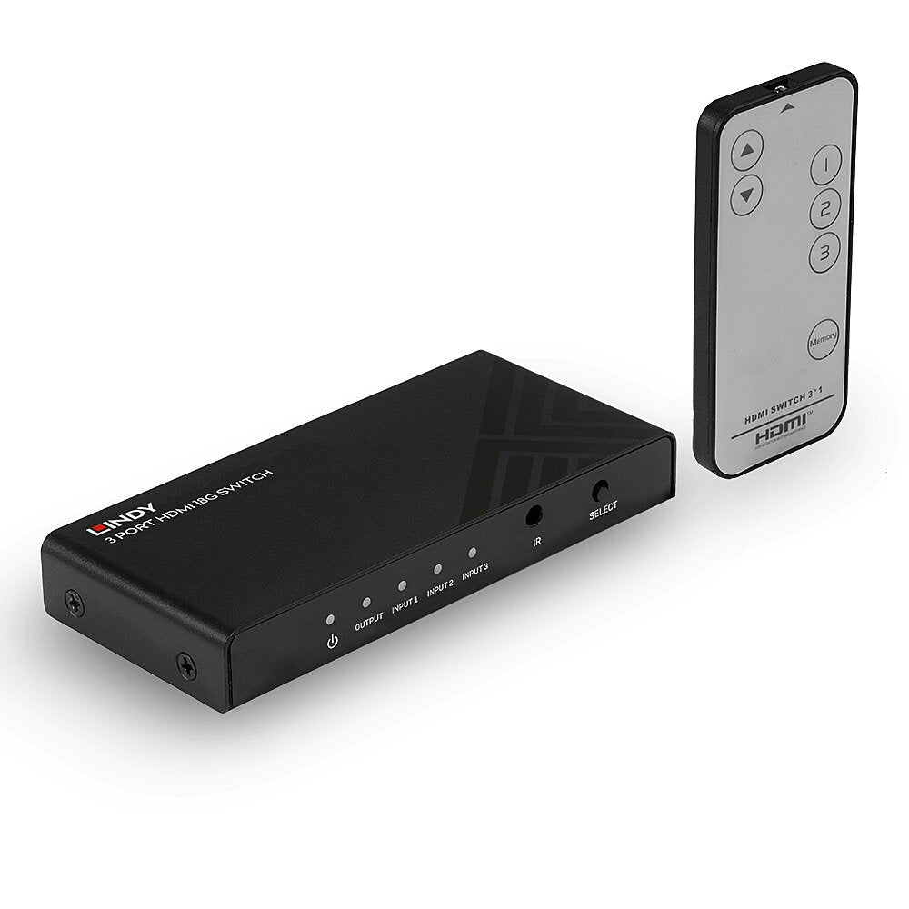 Lindy 3 Port Hdmi 18g Switch