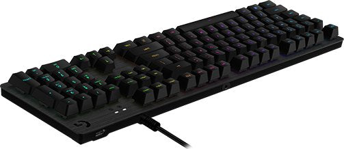 Teclado Portugués Logitech G G512 Carbon Lightsync Rgb Mechanical Gaming Gx Brown Switches Carbono