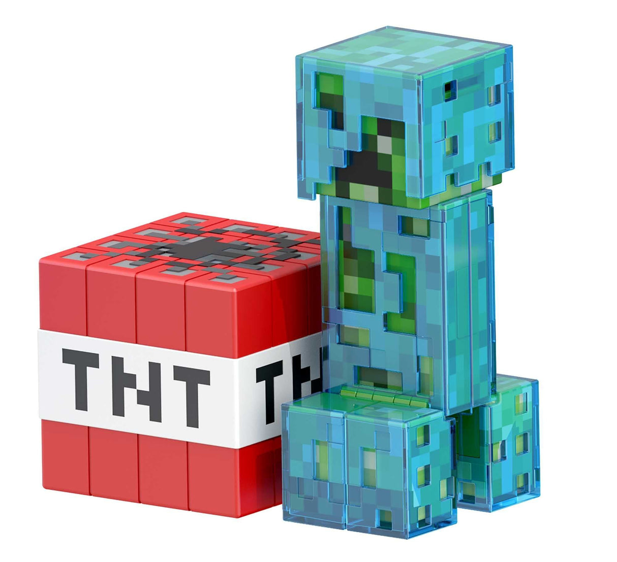 Figura Mattel Minecraft Diamond Level Creeper