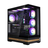 Caja Pc Zalman P40 Namu Atx 4 Xvent 120mm Argb 2xusb 3.0 Negro S/N Fuente